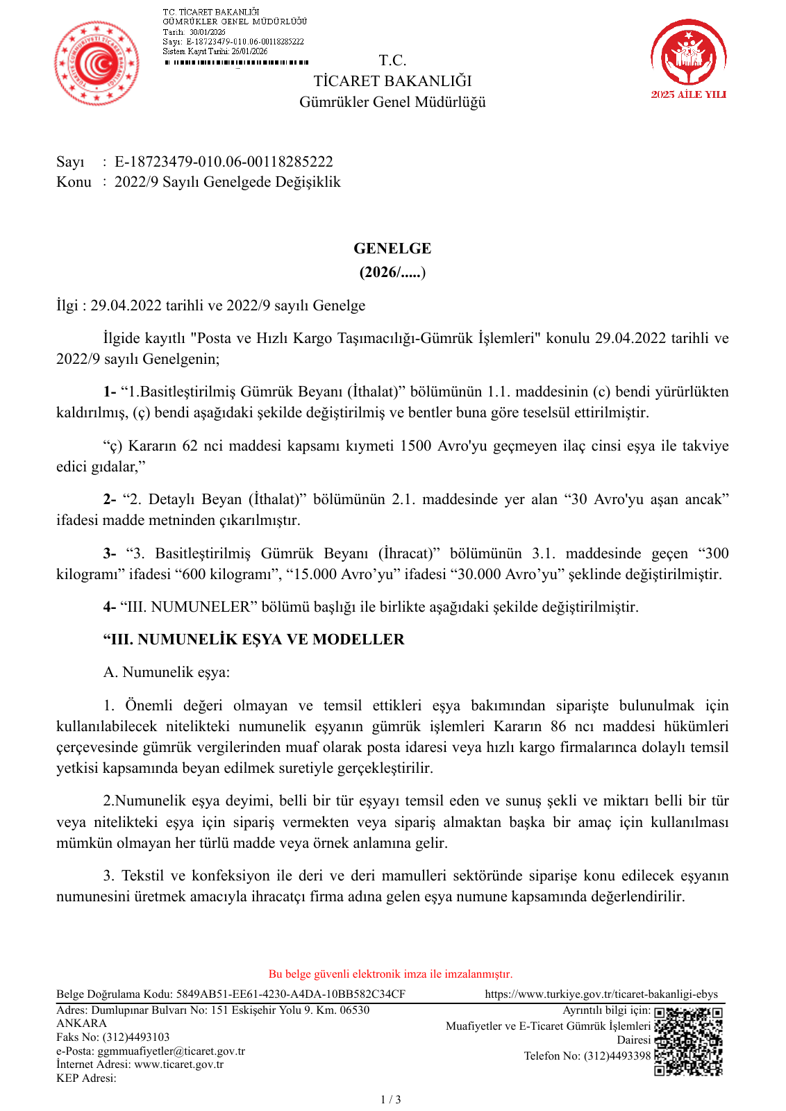 Genelge 2026/4, sayfa 1. Metin olarak oku bölümünde erişilebilir metin bulunur.