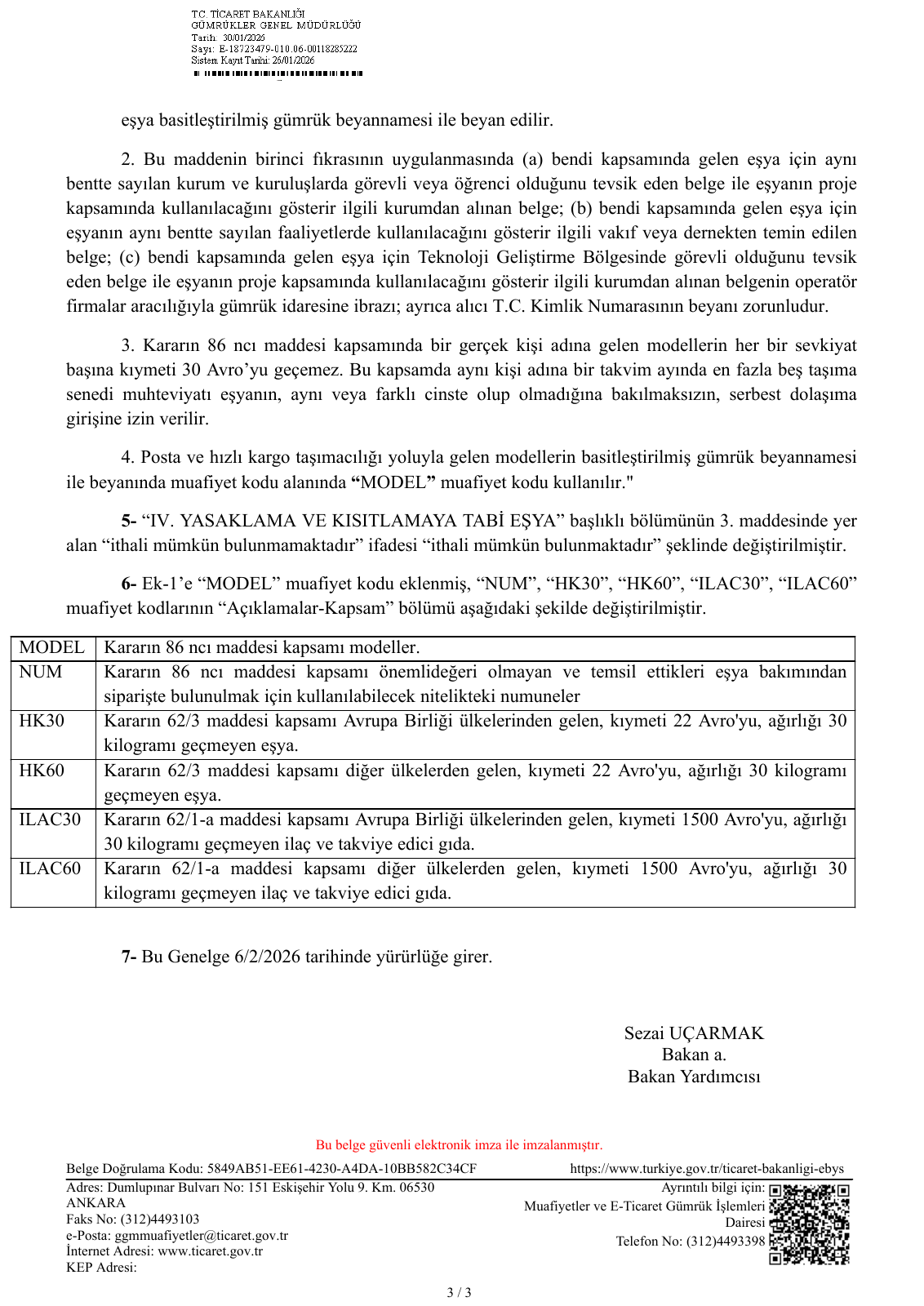 Genelge 2026/4, sayfa 3. Metin olarak oku bölümünde erişilebilir metin bulunur.